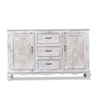 Saraswati, antique white sideboard