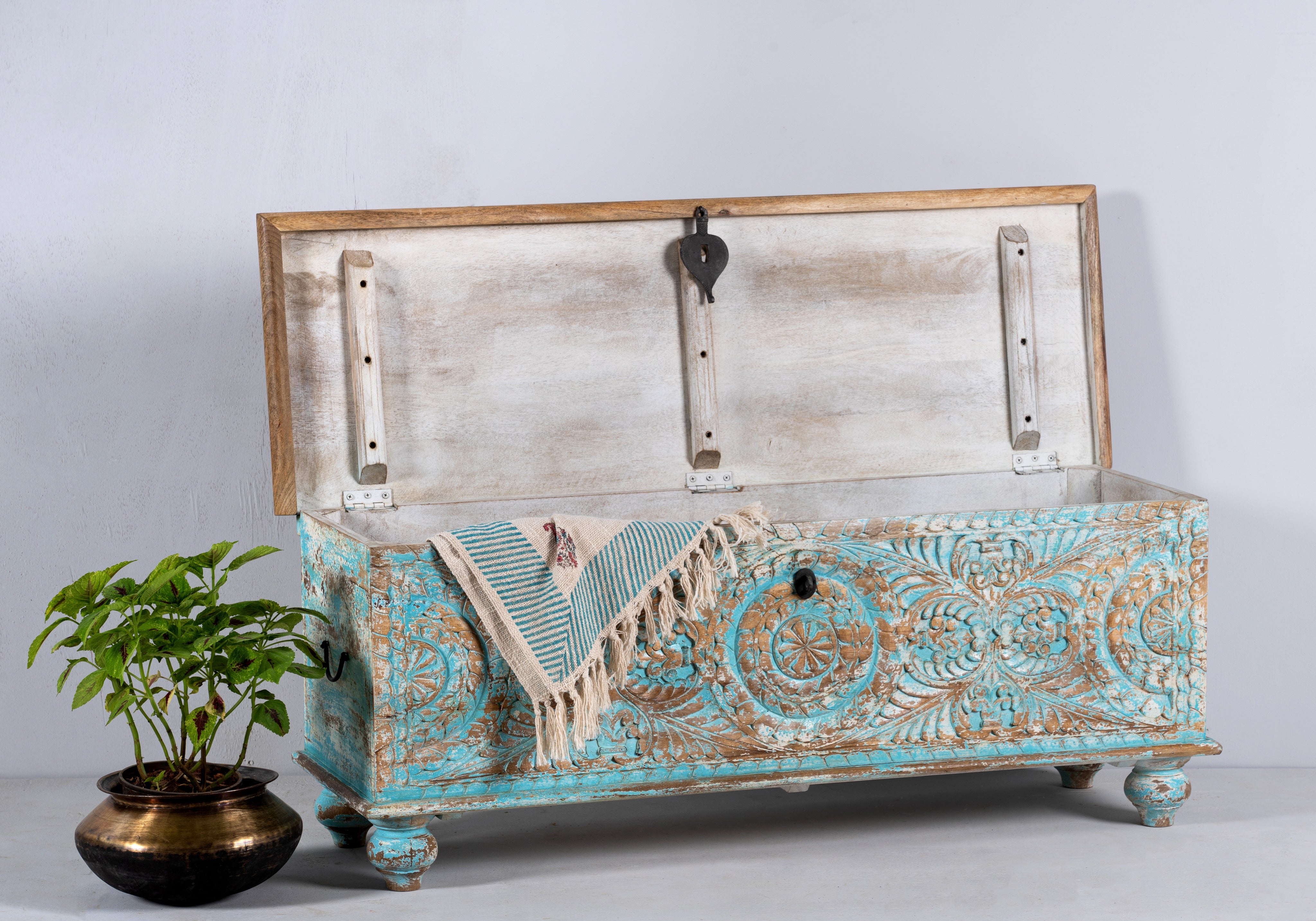 Ghar, colorful antique chest