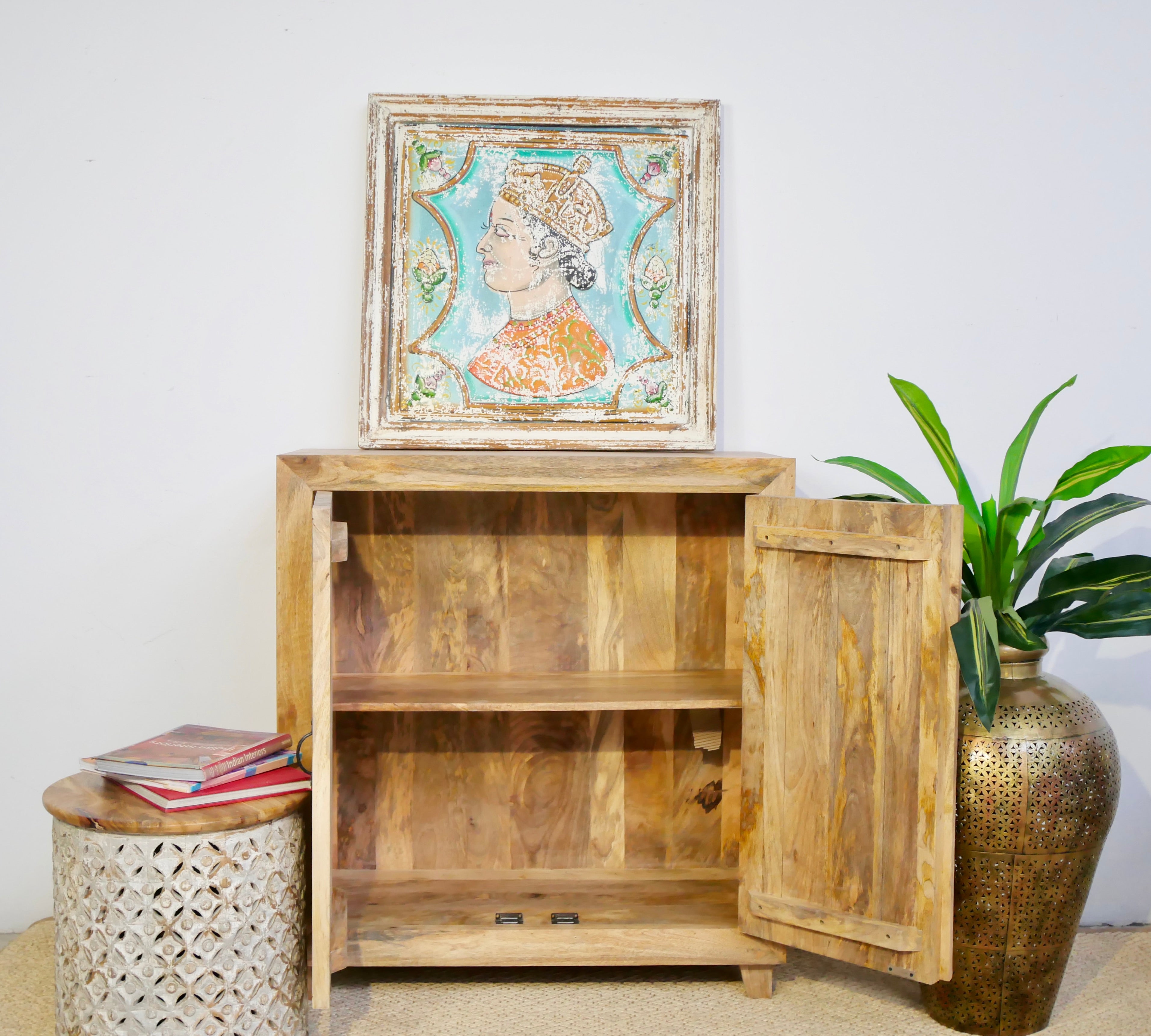 Bhilai nature, vintage indian cabinet