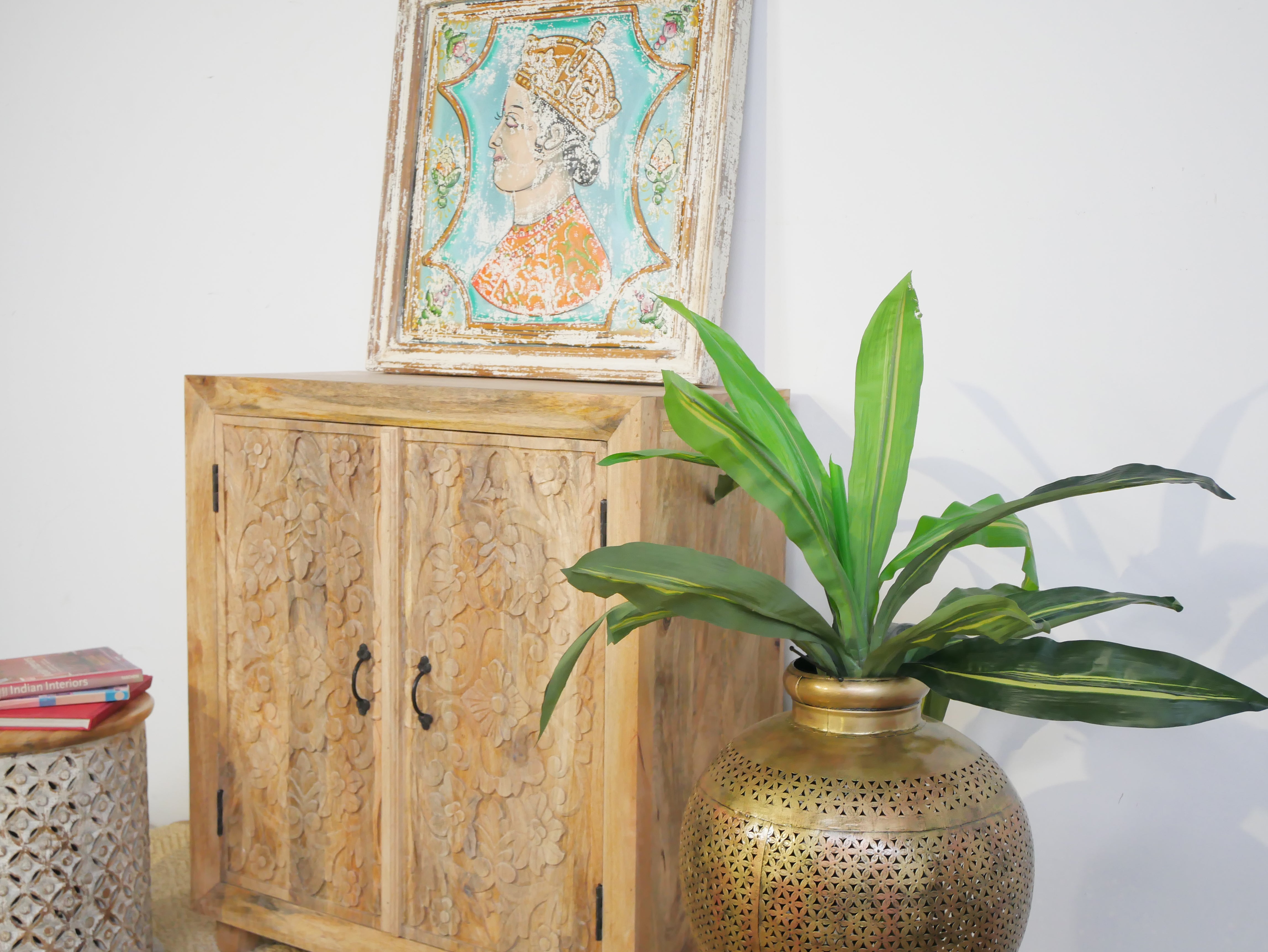 Bhilai nature, vintage indian cabinet