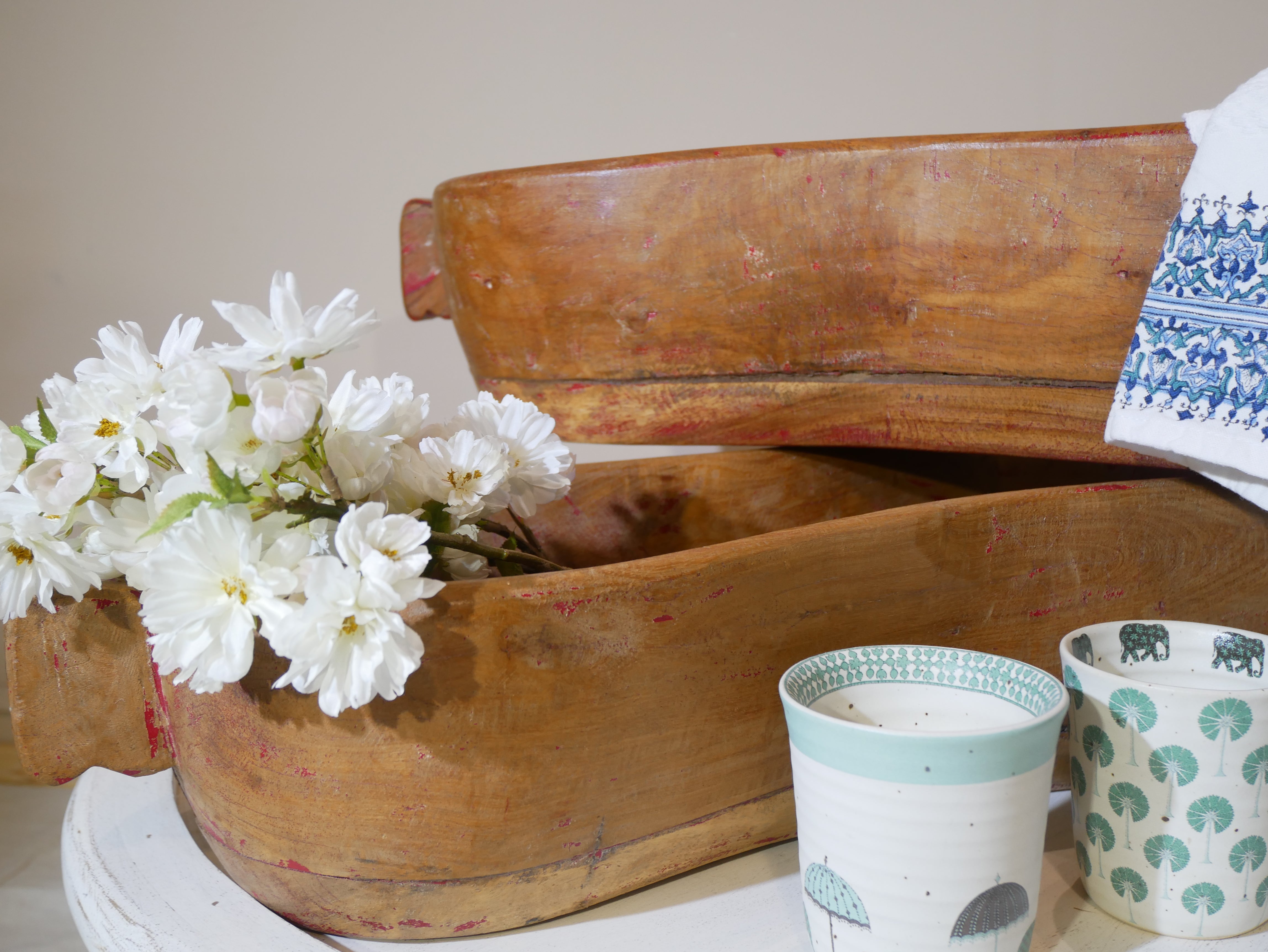 Balu, indian wooden tray