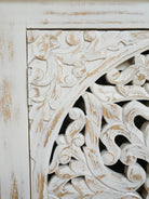 Phool white, vintage wooden cabinet