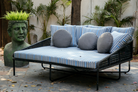 Dan, wicker garden daybed