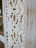 Madhav white, vintage cabinet