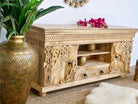 Raichur nature, hand-carved wooden sideboard